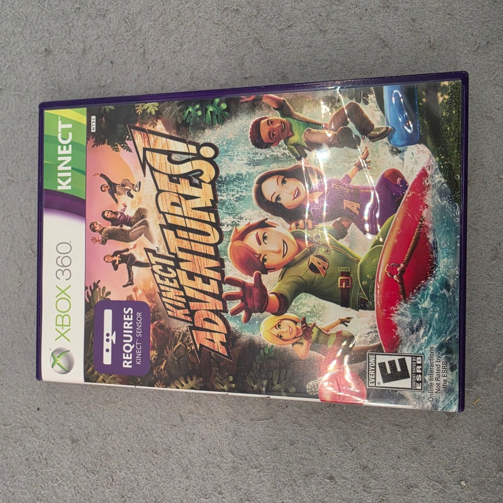 Xbox 360 Kinect Adventures! Game Microsoft 2010‎ Action Adventure ESRB Everyone